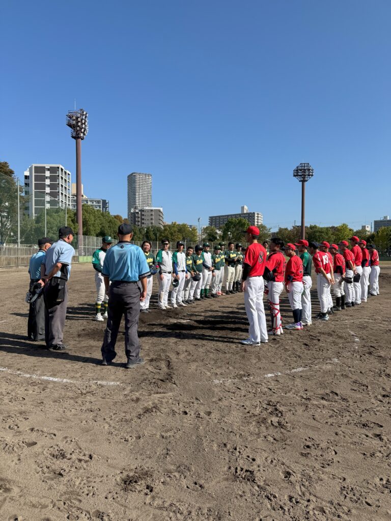 第54回大建機野球大会第一試合
（株）NISSHO　VS　コンドーテック（株）